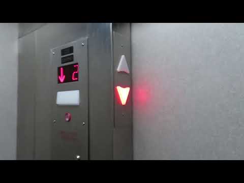 Modded!  Hollister-Whitney (MRL) traction elevator at Continental Commons, Lincoln NE