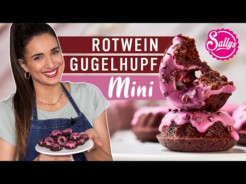 Mini Rotwein Gugelhupf (saftig) / schnell, einfach & schokoladig