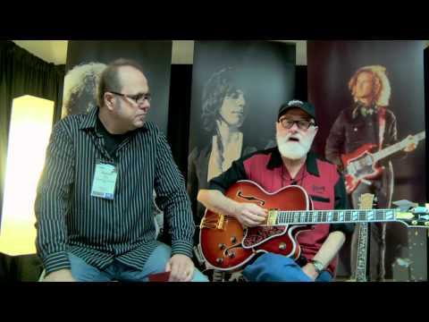 Mike McGuire of the Gibson Custom Crimson Division  •  NAMM 2012