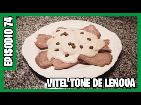 VITEL TONE DE LENGUA DE TERNERA, RECETA NAVIDEÑA PARA LA MESA FRIA.