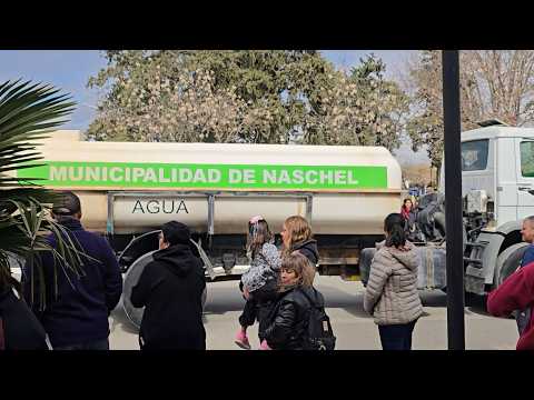Poggi participó del desfile en Naschel en homenaje al 432° aniversario de San Luis