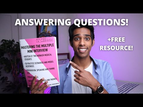 How I Answer The 4 Most Common MMI Questions! + FREE PRACTICE SCENARIOS