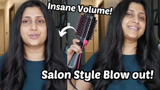 Salon style blow dry at home