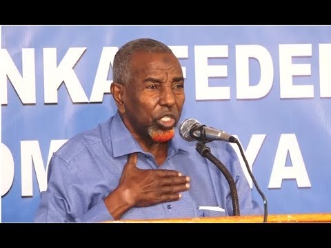 Khudbadii ugu dambeysay AUN Xildhibaan Cismaan Cilmi Boqorre (Daawo)