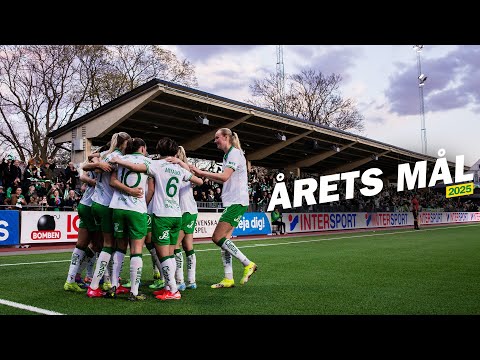 Årets mål 2025 – kandidater dam