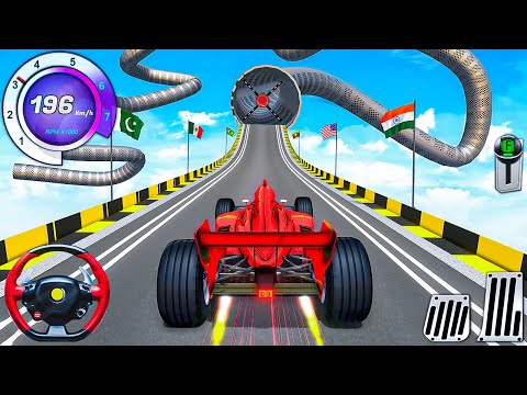 Impossible Mega Ramp Formula Car Racing 3D - Extreme GT Car Stunt Master 2025 - Android Gameplay