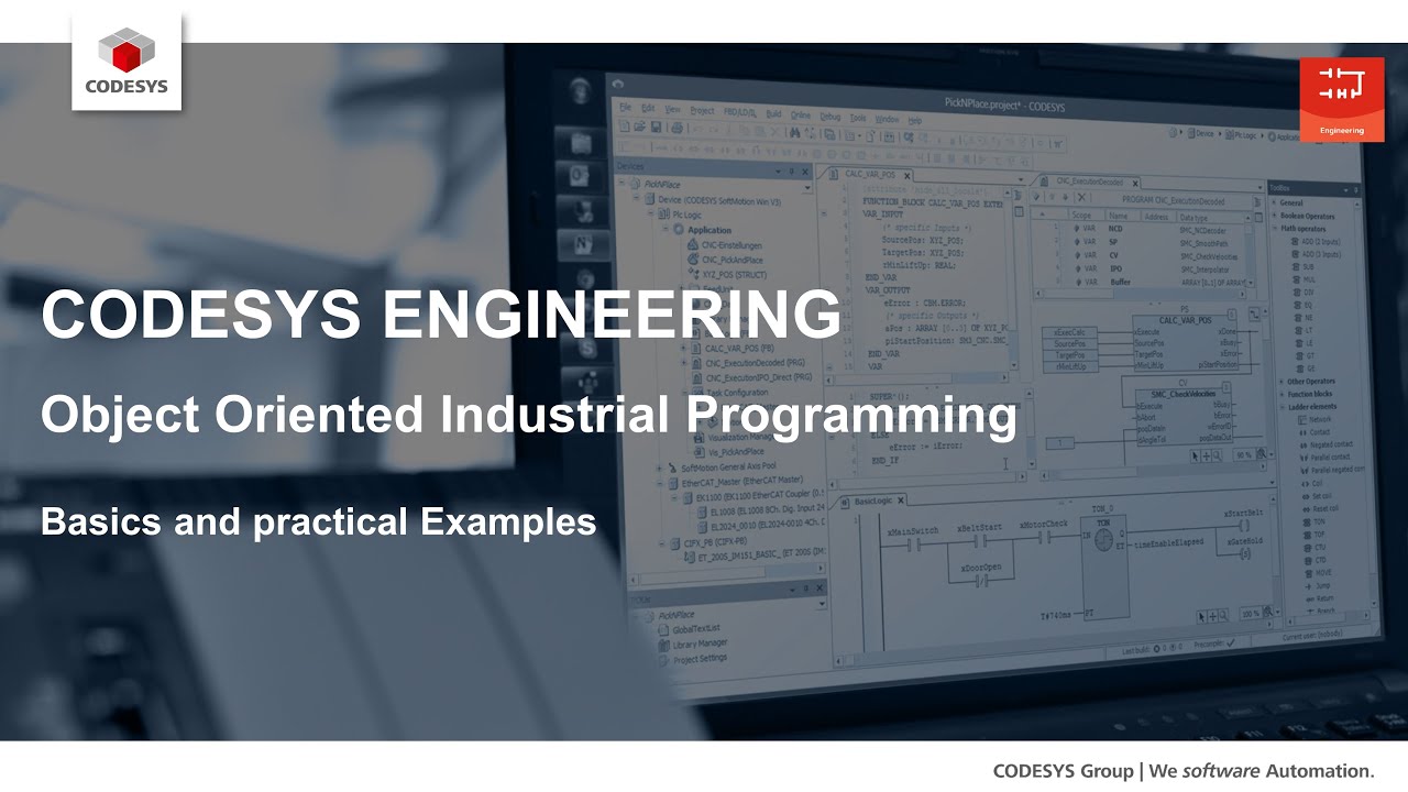 Object Oriented Industrial Programming - Basics and practical Examples in CODESYS