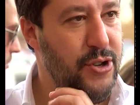 CANICATTI' SALVINI VISITA LA TOMBA DI LIVATINO