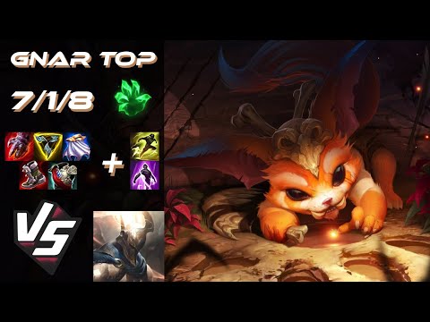 TOP Gnar vs Pantheon - EU Challenger Patch 25.S1.4