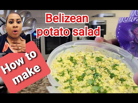 How to make potato salad/ belizean potato salad recipe