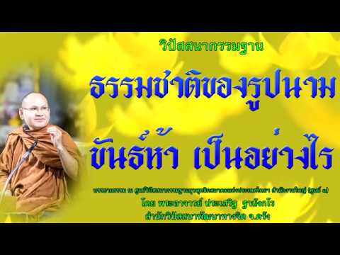 ธรรมชาติของรูปนาม ขันธ์ห้า เป็นอย่างไร โดย พระอาจารย์ประเสริฐ ฐานังกโร105/62