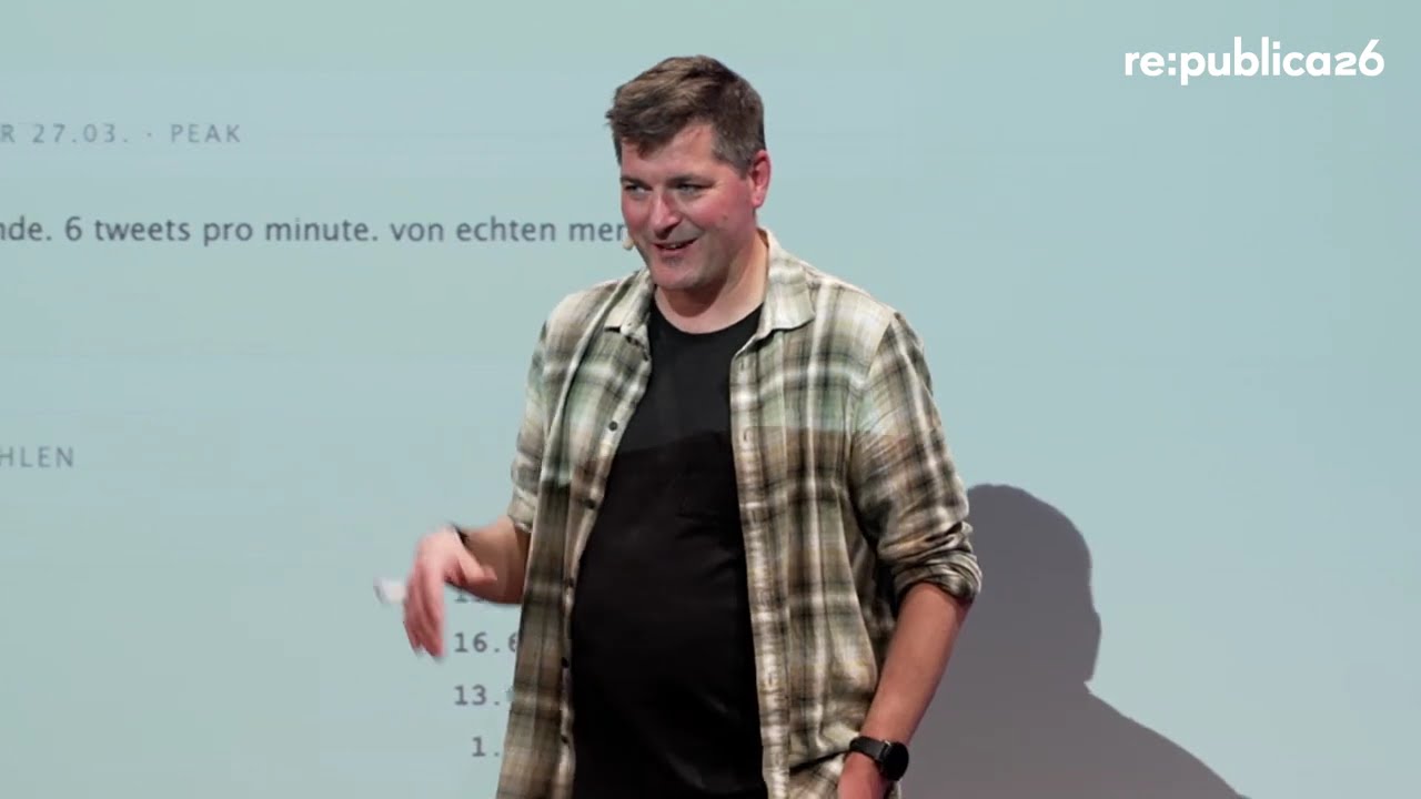 re:publica 26: Jan Kus – just setting up my twitter