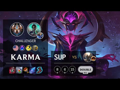 Karma Support vs Pantheon - NA Challenger Patch 10.16