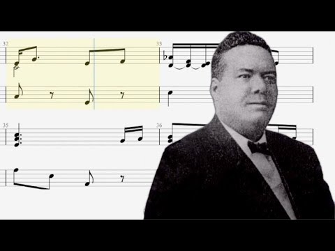 When Sambo Goes to France by Tom Turpin (1917, Ragtime piano)