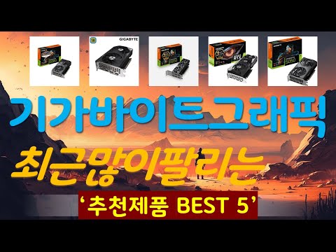 기가바이트그래픽카드 추천, 신상정보 모아보기 가성비 TOP5