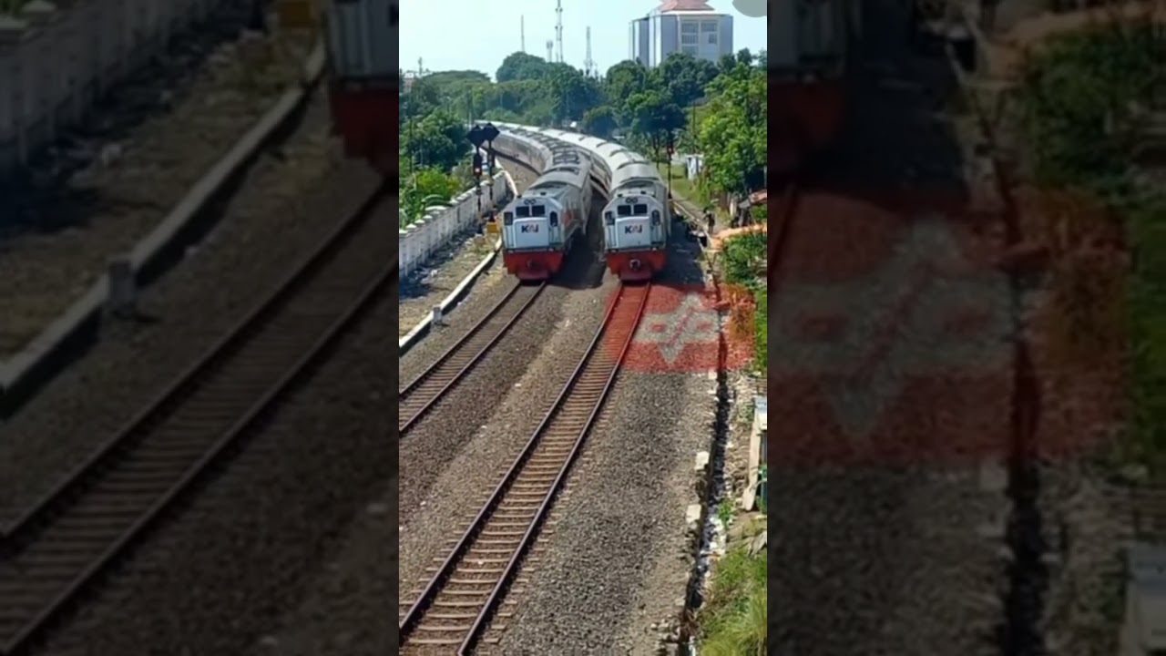 EDIT CC201 balapan #keretaapiindonesia #railfansindonesia