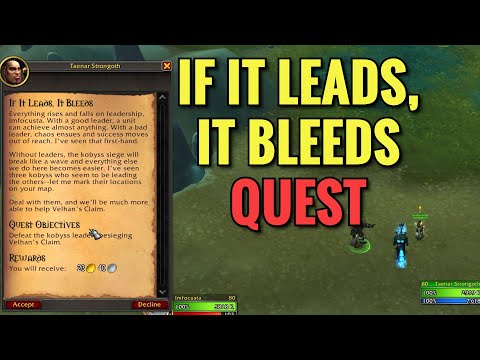 If It Leads, It Bleeds Quest (WoW TWW)