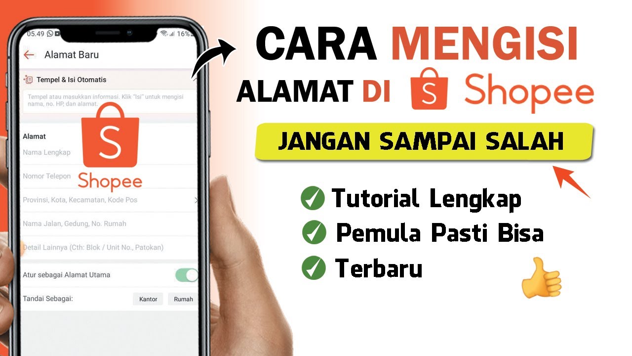 ✅ Cara Mengisi Alamat Pengiriman di Shopee | Cara ISI Alamat di Shopee Terbaru