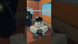 Just two furry friends chilling :3  #furry #roblox #chilling #friends