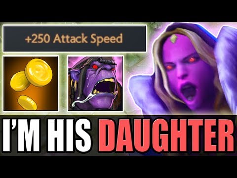 New Hero - Golden Maiden [+250 Attack Speed + Alchemist Ulti and Passive] Dota 2 Ability Draft