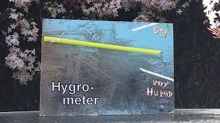Make a Hygrometer to Measure Humidity - STEM activity