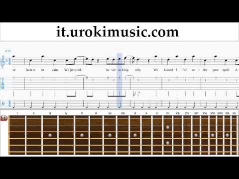 Lezioni di Chitarra Miley Cyrus - Wrecking Ball Parte#2 Melodia Tutorial Spartito Imparare