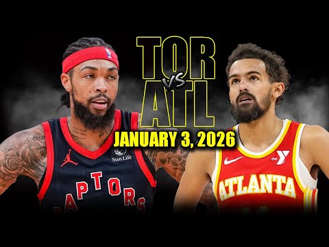 Toronto Raptors vs Atlanta Hawks Full Game Highlights – January 3, 2026 | NBA Season