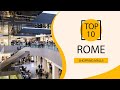 Top 10 Shopping Malls To Visit In Rome Italy English