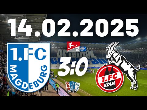 1.FC MAGDEBURG vs 1.FC KÖLN (3:0) Von Fans für Fans - Emotionen pur | 14.02.2025
