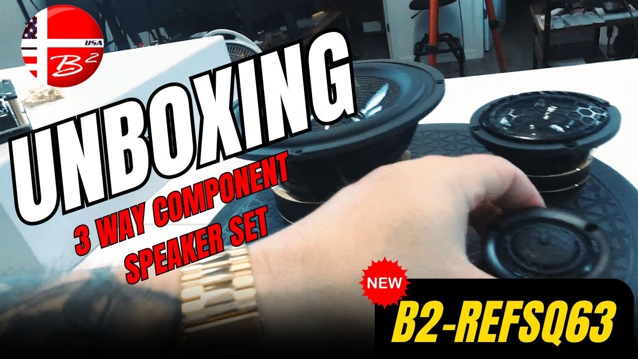 This B2 Audio REFSQ63 Three-Way Component Set is on another level