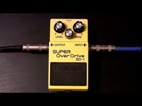 Boss Super OverDrive SD-1 Demo