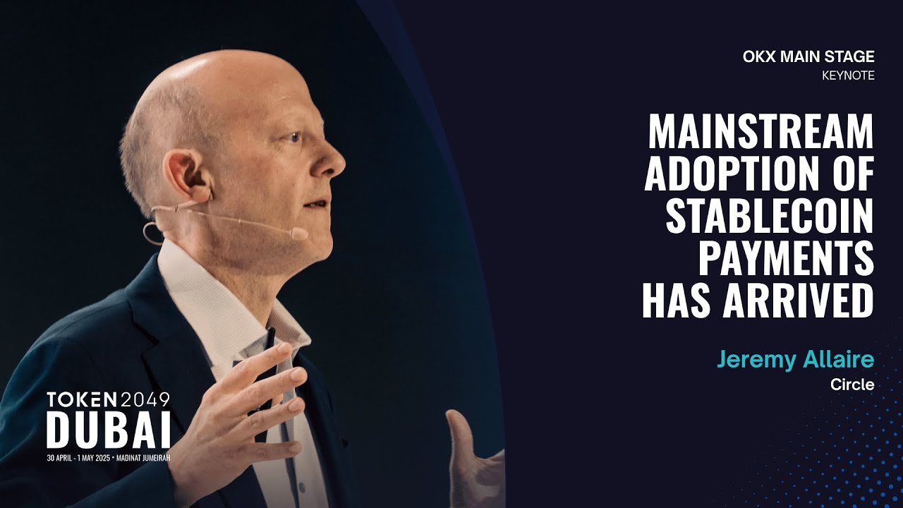 Jeremy Allaire - Mainstream Adoption of Stablecoin Payments Has Arrived - TOKEN2049 Dubai 2025