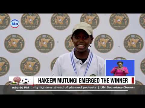Hakeem Mutungi shines as East Africa Junior Golf Rankings crown new champions