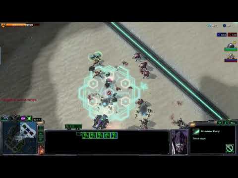 Starcraft 2 Direct Strike Commanders - MASS DARK TEMPLAR!!