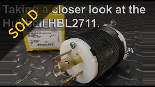 SOLD - Hubbell HBL2711 Twist Lock Plug, 3 Pole, 4 Wire, 30A, 125/250V