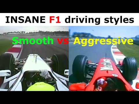 I analysed the 5 most INSANE F1 driving styles...