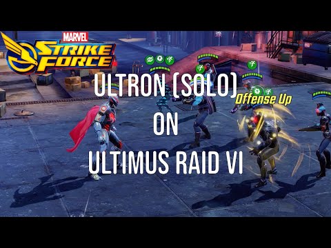 Solo Ultron against Ultimus Raid VI - Marvel Strike Force