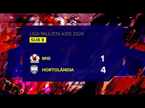 M10 1 x 4 Hortolandia - SUB 8 - Liga Paulista Kids 2024