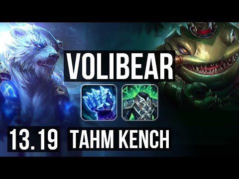 VOLIBEAR vs TAHM KENCH (TOP) | 7/0/3, Godlike | TR Diamond | 13.19