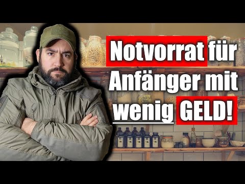 Emergency supplies for under €1.60 per day! Here's how! Prepping on a budget!