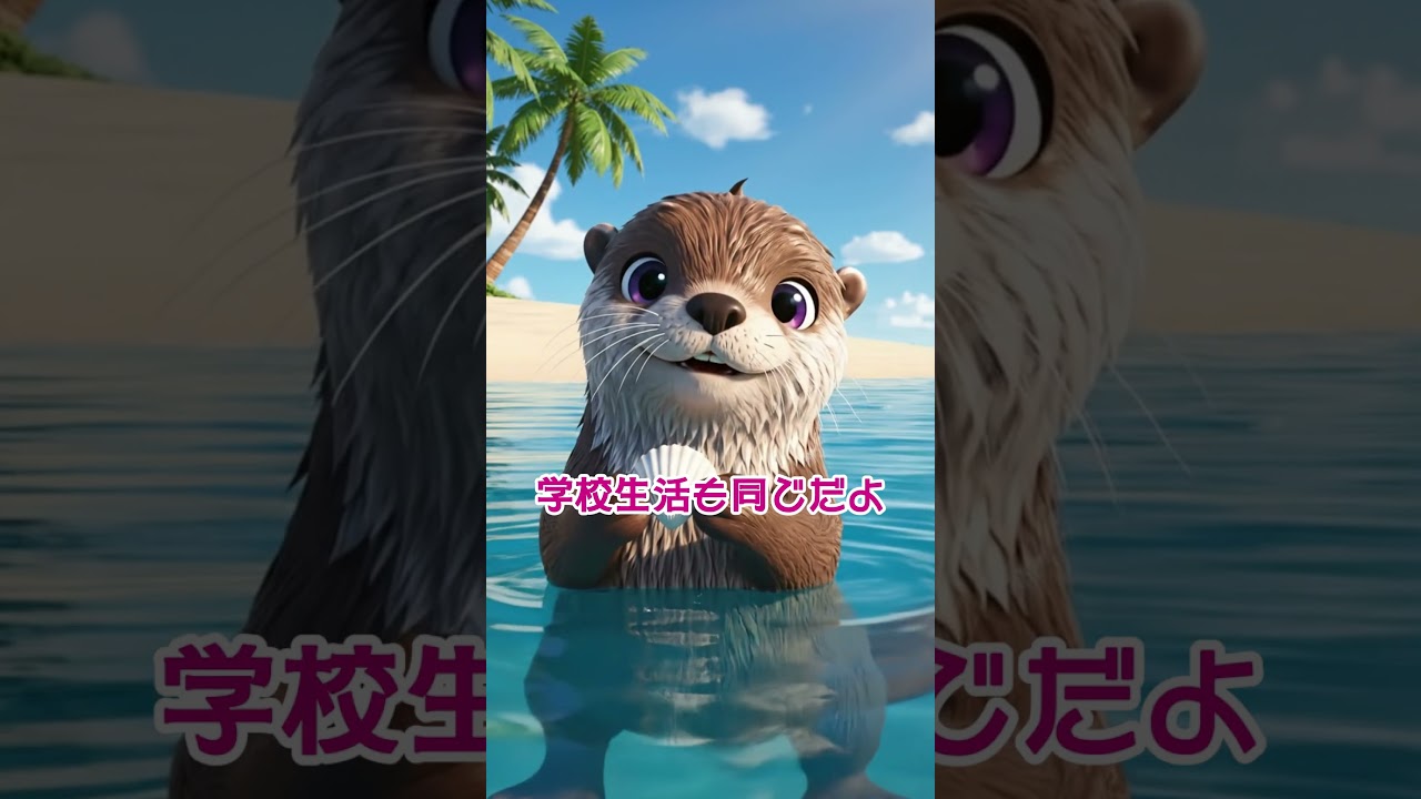 【自分甘やかしの天才ラッコ】第19話「波間でお昼寝、プカプカ・チャージ」#short