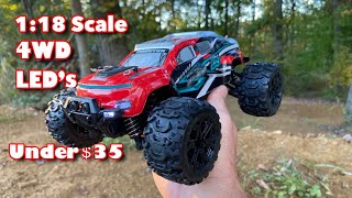 LYINSU 1:18 4WD Monster Truck - Unboxing, Speed & Bash Test