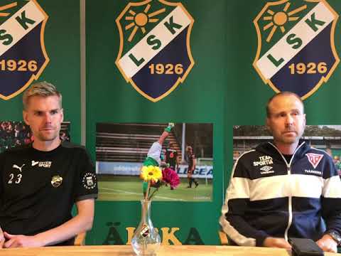 Presskonferens efter LSK-Tvååker - 20210623