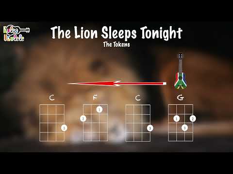 The Lion Sleeps Tonight by The Tokens - Ukulele play along (C, F, G)