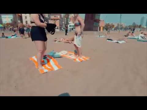 BARCELONA Barceloneta BEACH SPAIN September -  | The Beach is Open 2021 - Walking Tour #4