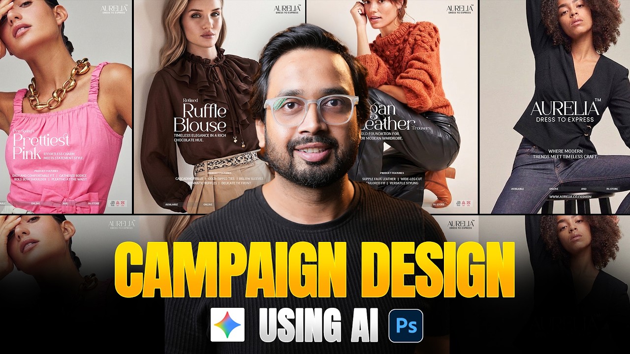 Creating Clothing Brand Campaign Using AI | Full Design Process
