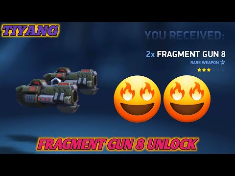 Finally Rare Weapon Fragment Gun 8 Unlock 🔓 | Fragment Gun 8 Gameplay | Mech Arena