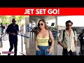 Paresh Rawal Abhijeet Sawant Kangana Sharma Spotted At Mumbai Airport I WATCH