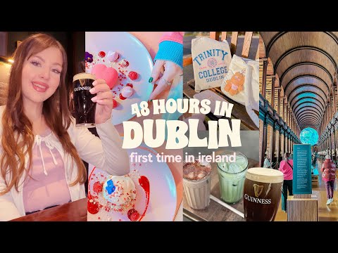 our first time in Ireland 🇮🇪 48 EPIC Hours in Dublin | Temple Bar Trinity College & Guinness
