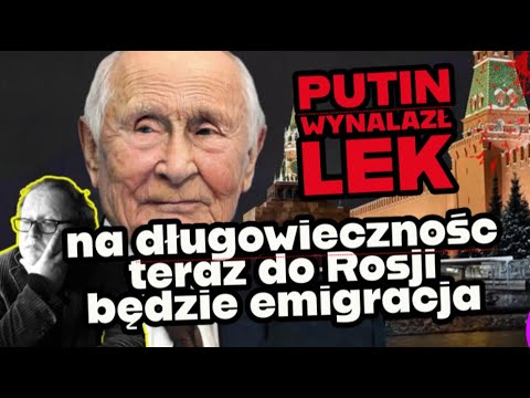Putin ma lek na długowieczność - teraz do Rosji po długie życie